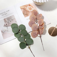 Artificial eucalyptus leaves Photo Shoot Decoration Photography Background Props Tabletop Material Photograph Studio